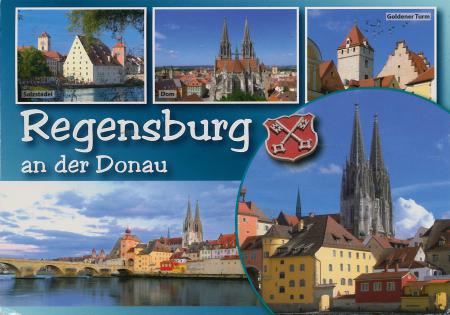 Old town of Regensburg with Stadtamho